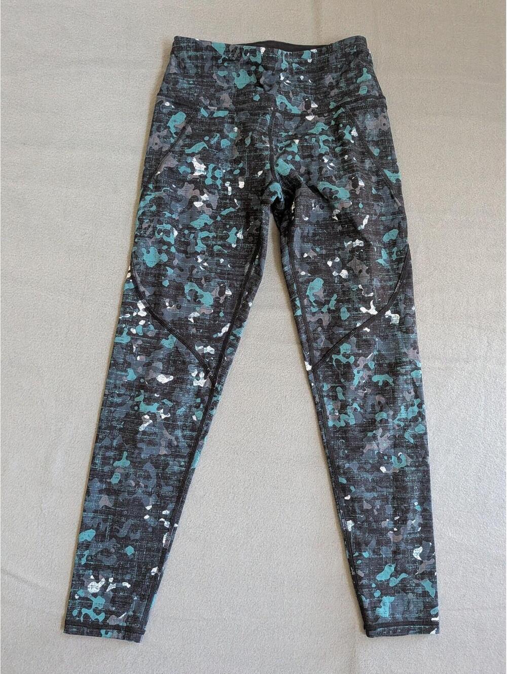Sweaty Betty Geometric Leggings Womens XS 7/8 Ankle Pockets Yoga Gym Running - Picture 11 of 11